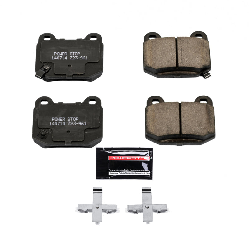 PowerStop Z23 Evolution Sport Brake Pads with Hardware for 03-05 Infiniti G35 - OneFastShop