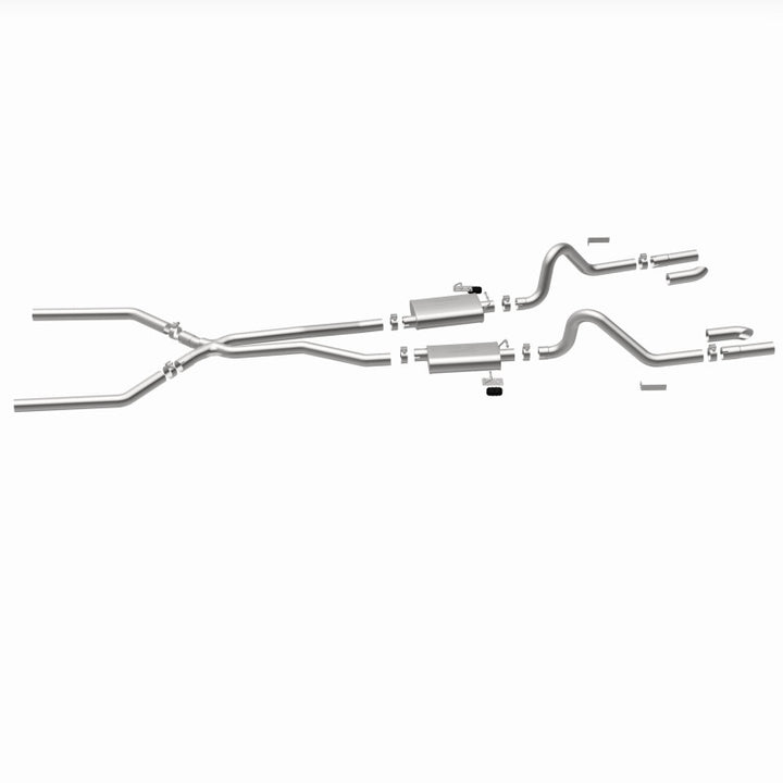 MagnaFlow Exhaust System for 67-70 Mustang 2.50inch w/Tru-X - OneFastShop