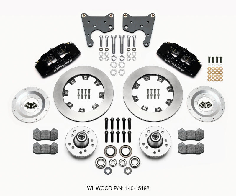 Wilwood Dynapro 6 Front Hub Kit 12.19in for 65-72 Chrysler Dodge Plymouth C Body Drum - OneFastShop