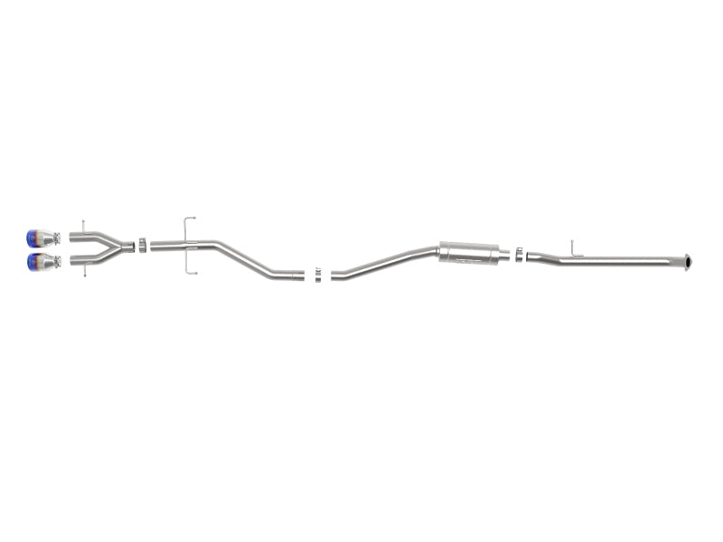 aFe Takeda 2.5in 304SS Cat-Back Exhaust System 17-20 Honda Civic SI
