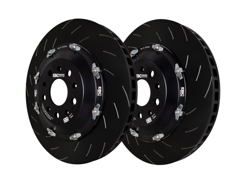 EBC Racing 2 Piece SG Racing Front Rotors for 2020-2023 Chevrolet Corvette Stingray 6.2L w/Z51 Performance Pack