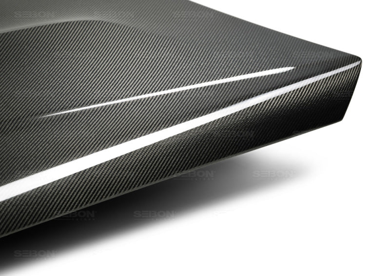Seibon GT-Style Carbon Fiber Hood for 12-14 Mercedes Benz C63 AMG - OneFastShop