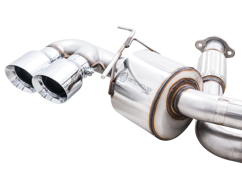 AWE Tuning Touring Edition Exhaust with Quad Chrome Silver Tips for 2020 Chevrolet Corvette (C8)