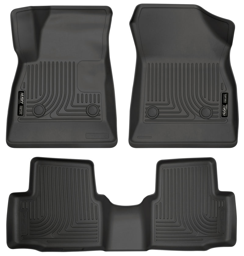Husky Liners WeatherBeater Combo Floor Liners Black for 2016-2017 Chevrolet Cruze