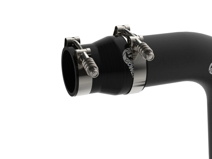 aFe Charge Pipe BladeRunner Aluminum Black 06-10 GM 6.6L - OneFastShop