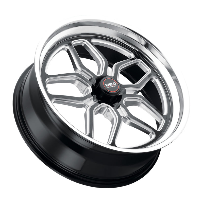 Weld S107 22X8.5 Laguna Wheel 5X127 ET06 BS5.00 Gloss Black MIL Dia (78.1)