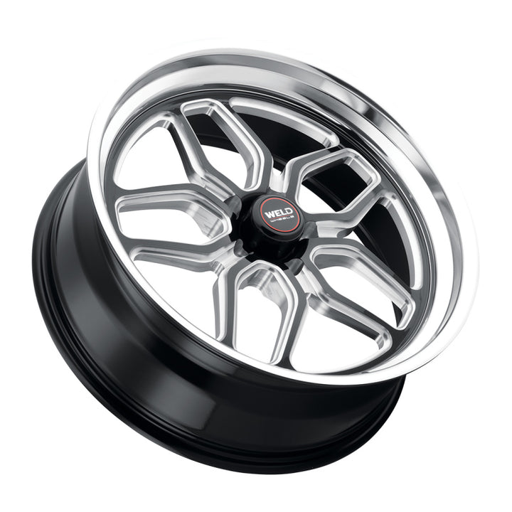 Weld S107 Laguna 22X10.5 Wheel 5X120.7 ET13 BS6.25 Gloss Black MIL Dia 78.1 (78.1) - OneFastShop