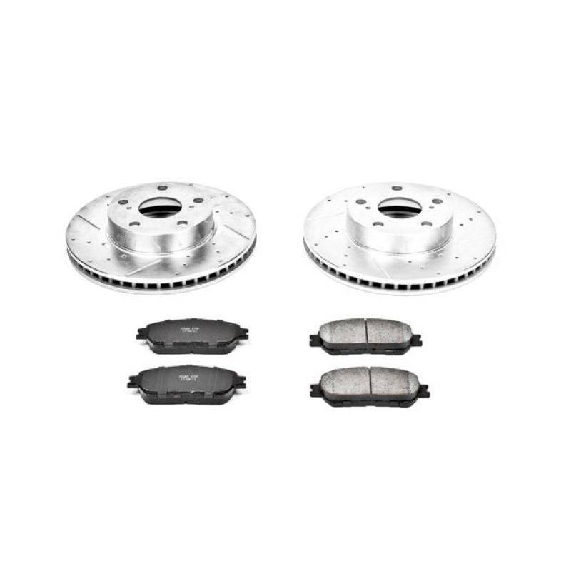 PowerStop Z23 Evolution Sport Front Brake Kit - Toyota Tacoma 2005-2015