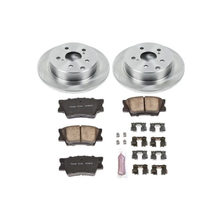 PowerStop Rear Autospecialty Brake Kit for 10-12 Lexus HS250h - OneFastShop