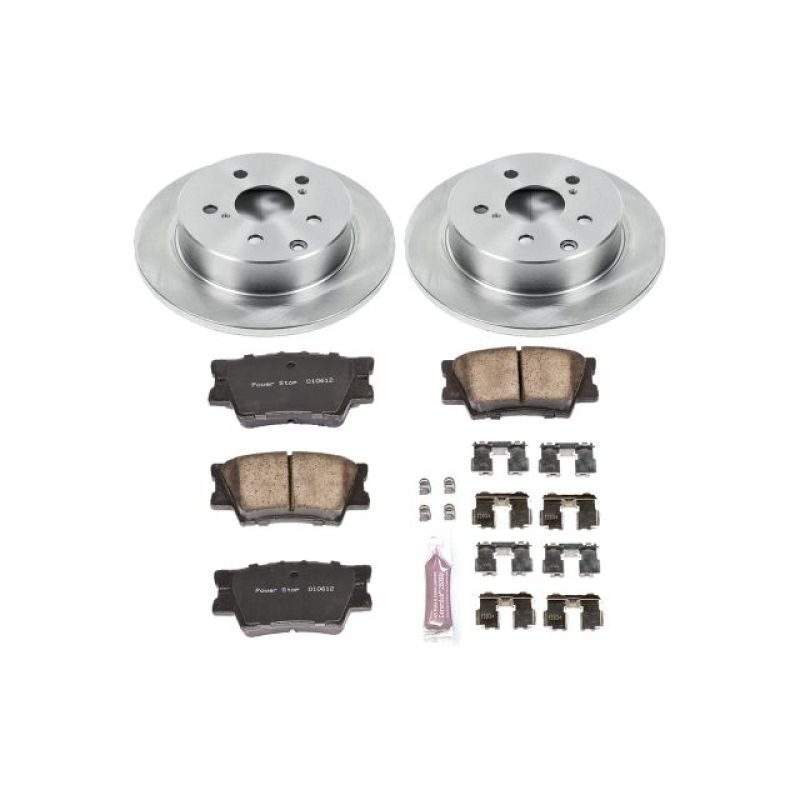 PowerStop Rear Autospecialty Brake Kit for 10-12 Lexus HS250h - OneFastShop