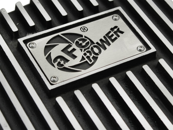 AFe Power Pro Series Transmission Pan Black Machined for 09-14 Ford F-150 Trucks