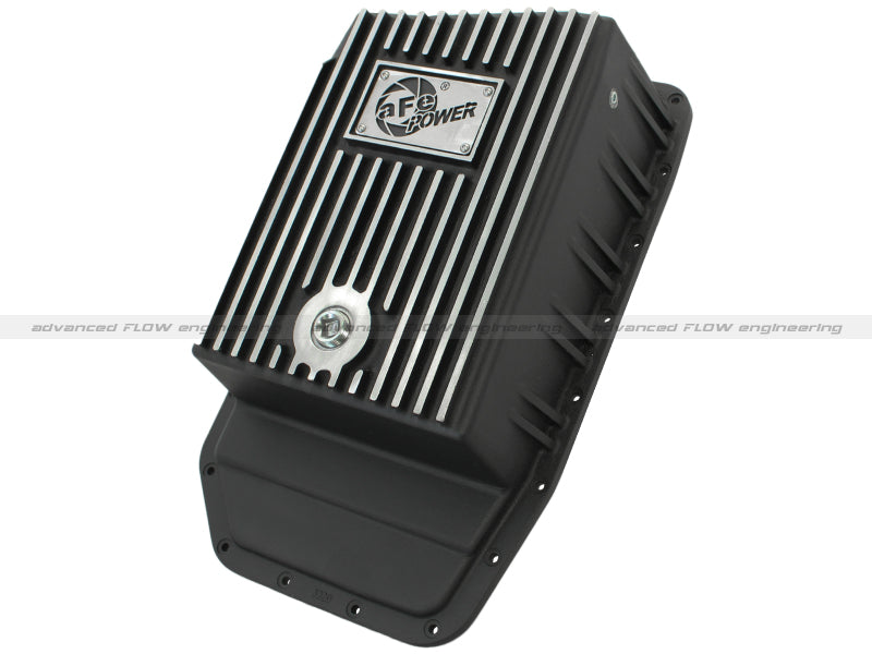 AFe Power Pro Series Transmission Pan Black Machined for 09-14 Ford F-150 Trucks