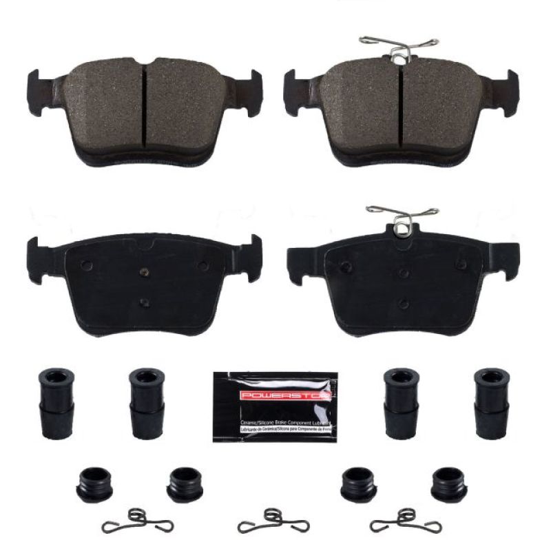 PowerStop Z23 Evolution Sport Brake Pads with Hardware for 15-19 Audi A3 - OneFastShop