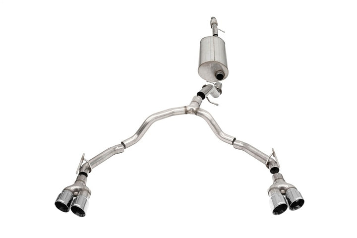CORSA Performance 3in. Catback Exhaust Twin 4in. Tips for 2021-2024 GM Tahoe/Yukon 5.3L