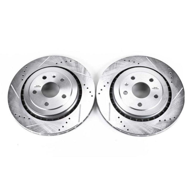 PowerStop Evolution Drilled & Slotted Rear Rotors - Cadillac ATS 16-18 - OneFastShop
