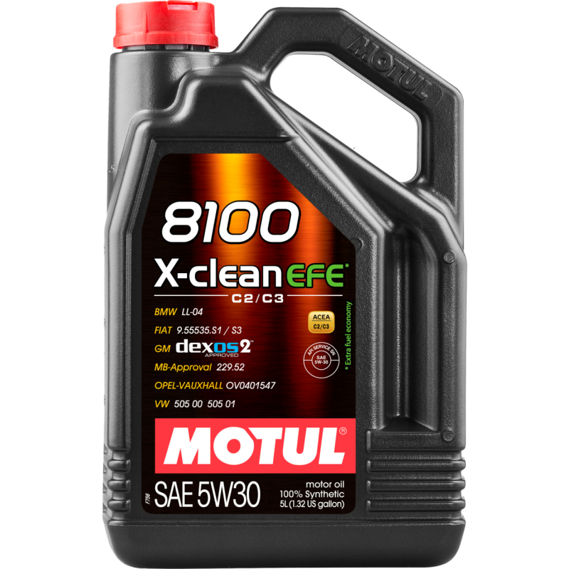 Motul 8100 X-clean EFE 5W-30 Synthetic Engine Oil - 5L
