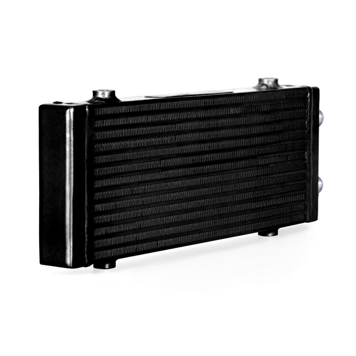 Mishimoto Oil Cooler Universal Medium Dual Pass Black - OneFastShop