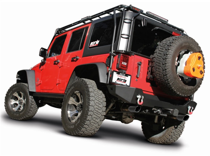 Borla Exhaust System Black Chrome Jeep Wrangler 3.6L 12-16