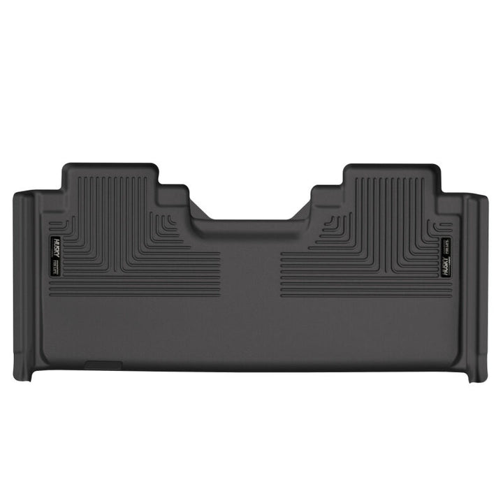 Husky Liners WeatherBeater Black 2nd Seat Floor Liner for 15-23 Ford F-150 SuperCab