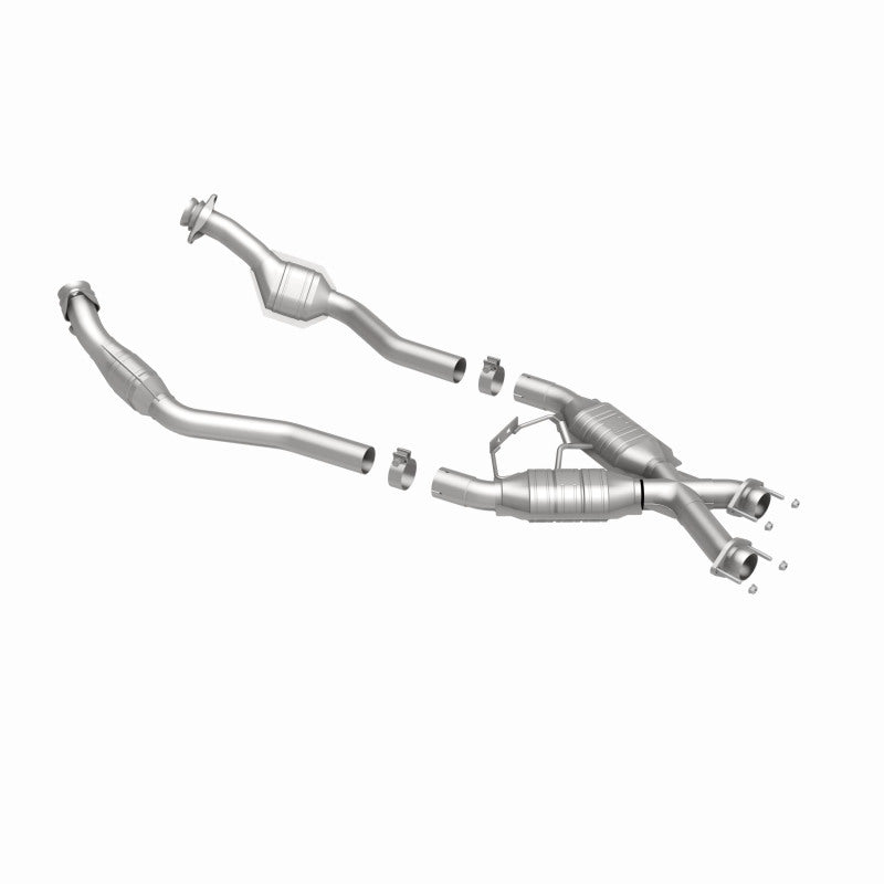 Magnaflow Conv DF Mustang X-Pipe 94-95 Street Direct-Fit for 1994-1995 Ford Mustang GT GTS SVT Cobra