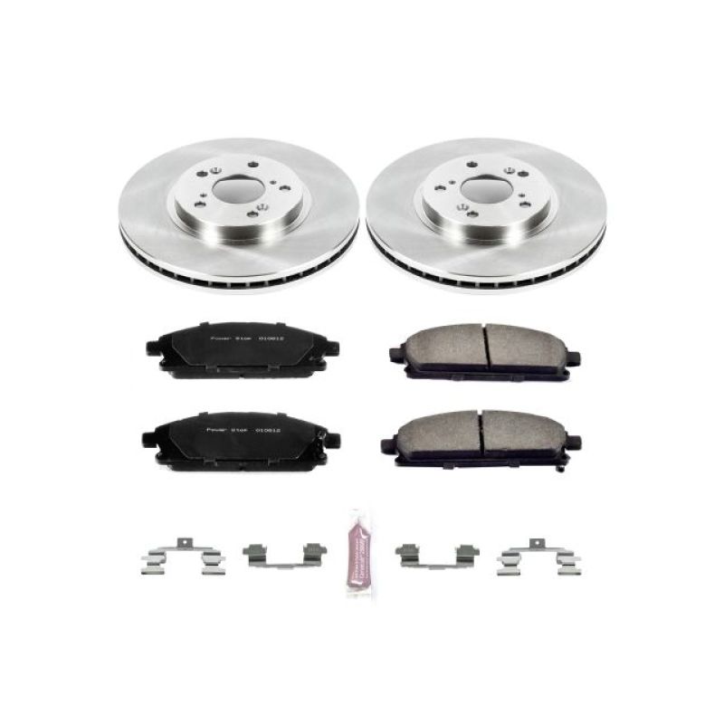 PowerStop Autospecialty OE Front Brake Kit - Acura MDX 2003-2006