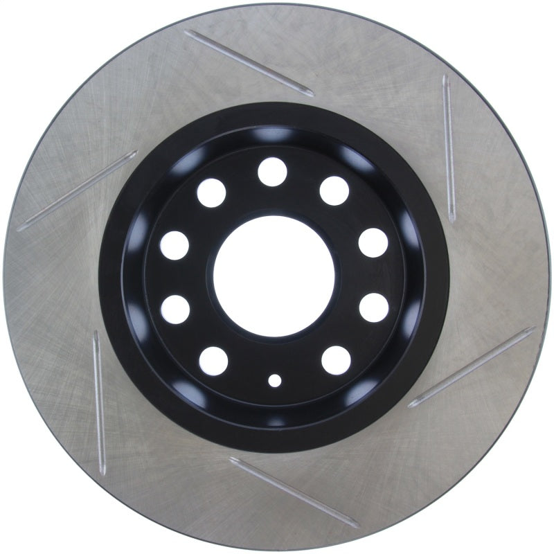 StopTech Power Slot Rear Right Slotted Rotor for Volkswagen GTI - OneFastShop
