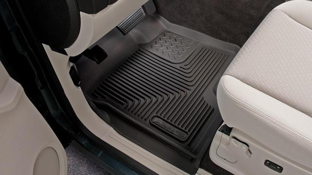 Husky Liners X-act Contour Front Floor Liners Ford Super Duty 2017-2026 Vinyl Floor - Black 2-Piece