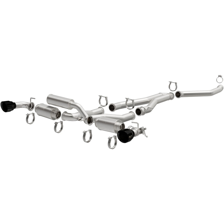 MagnaFlow SPEQ Series Cat-Back Exhaust System with Black Chrome Tips for 2020+ Toyota Supra - OneFastShop