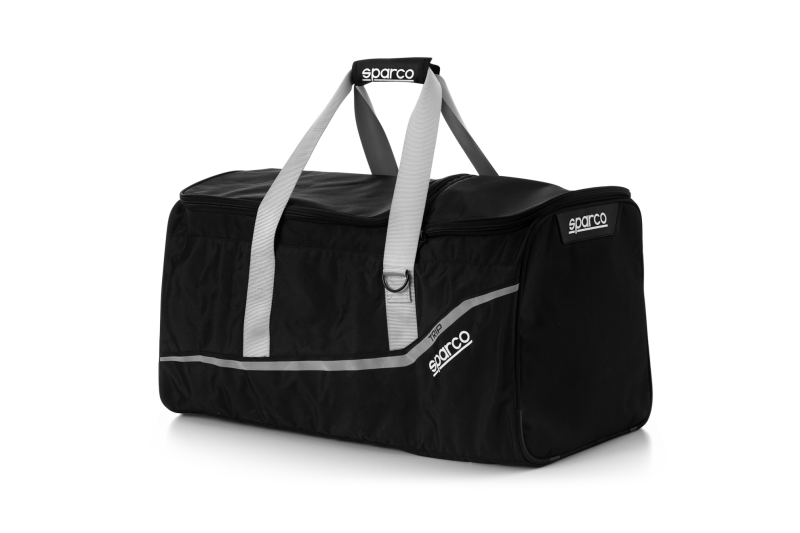 Sparco Trip Bag in Black/Silver Color