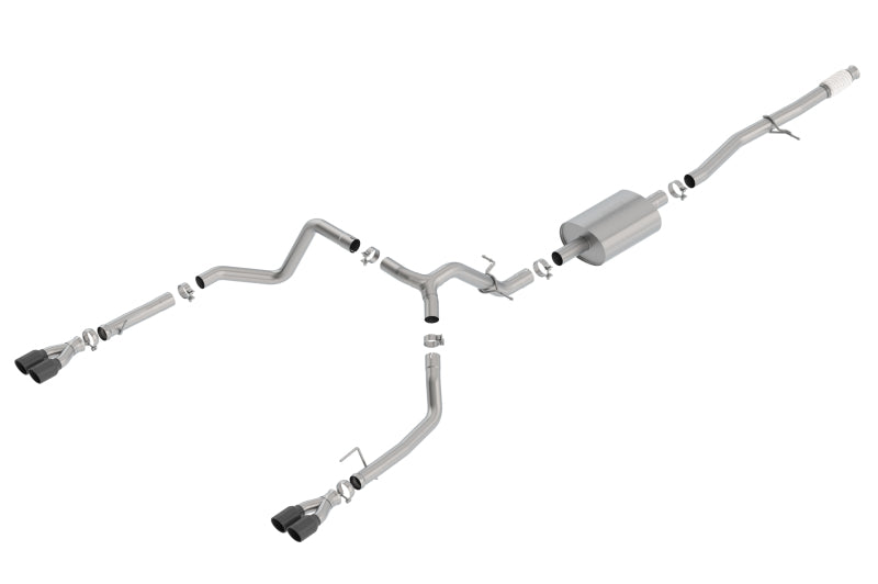 Borla S-Type Cat-Back Exhaust System Chevy Silverado 1500 5.3L V8 2019 - OneFastShop