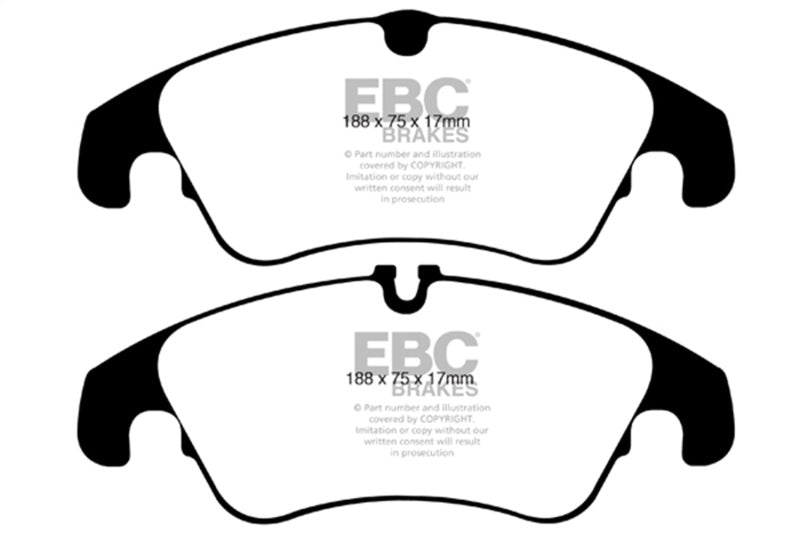 EBC Redstuff Front Brake Pads for 09-11 Audi A4 2.0 Turbo