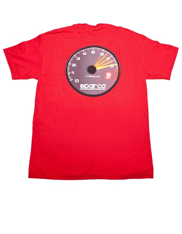 Sparco T-Shirt Tach Black Medium Racing Shirt Apparel - OneFastShop
