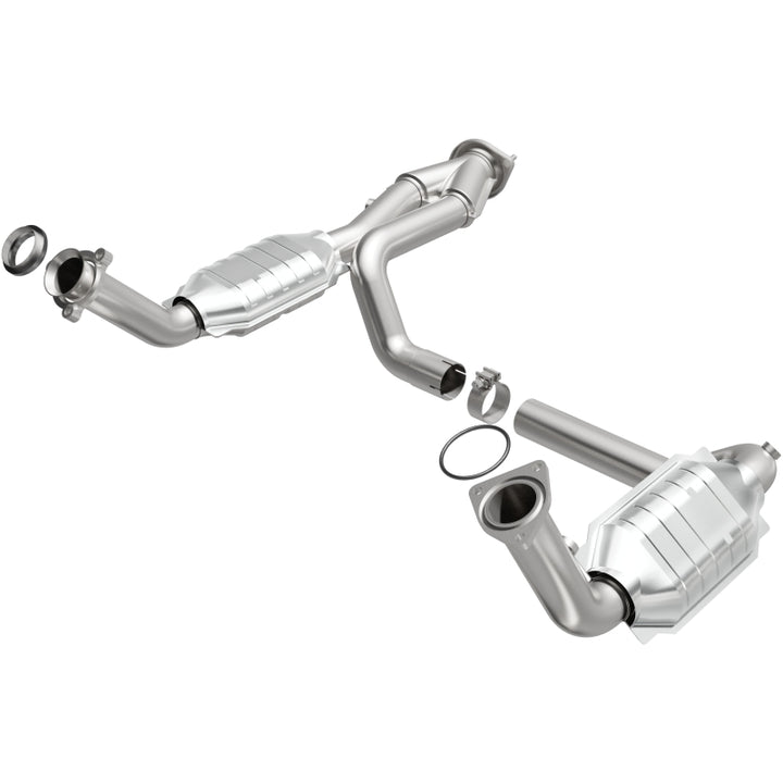 MagnaFlow Dual Catalytic Converter Assembly - Cadillac Escalade / Chevy Avalanche 5.3L (02-06) - OneFastShop