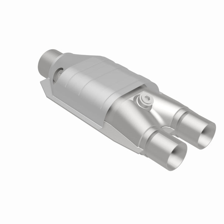 Magnaflow Universal Catalytic Converter 2.5 Inch Single Dual O2 Sensor Port Stainless Steel EPA Compliant - OneFastShop