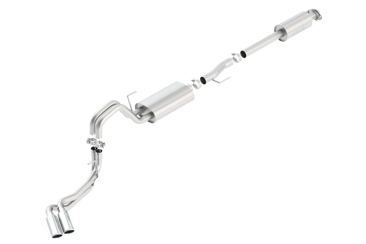 Borla Catback Exhaust Touring for 15-16 Ford F-150 3.5L EcoBoost Ext. Cab Std. Bed Side Exit