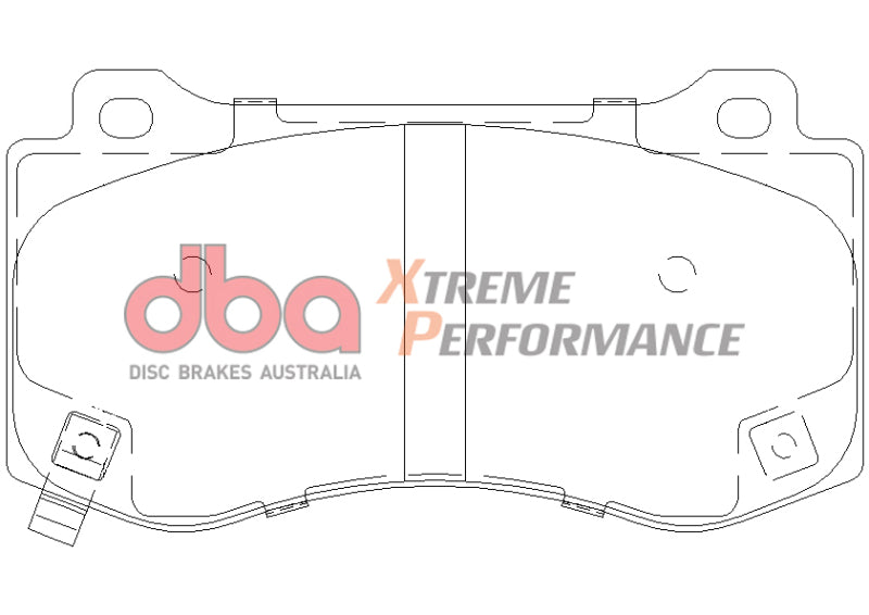 DBA 2006–2007 and 2006–2009 XP650 Front Brake Pads for Dodge Magnum SRT8 and Challenger SRT8 - OneFastShop