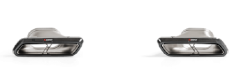 Akrapovic Evolution Tail Pipe Set for 2018 Mercedes Benz E63 (W213) (High Gloss Carbon) - OneFastShop