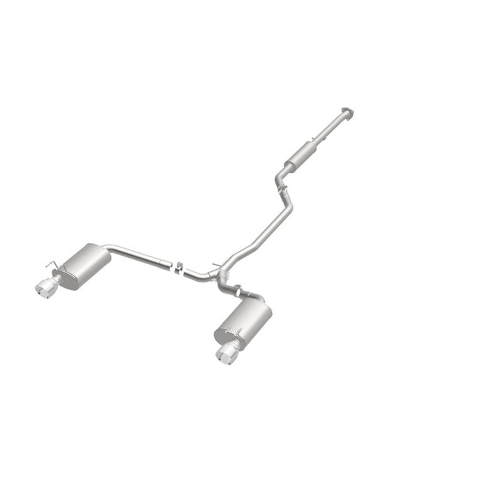 Magnaflow Street Series Cat-Back Exhaust System Honda Accord 3.5L V6 2.5in SS Dual Split Rear Polished Tip (2013-2017) - OneFastShop