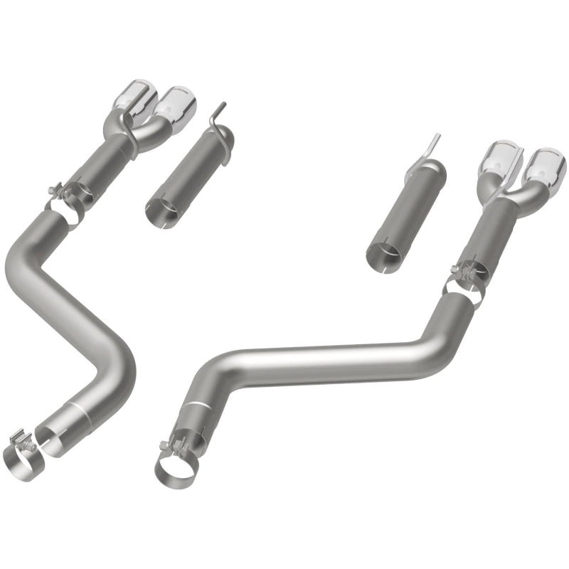 MagnaFlow Axle-Back Stainless Steel Exhaust System - Dodge Challenger 2015 incl SRT Hellcat - OneFastShop