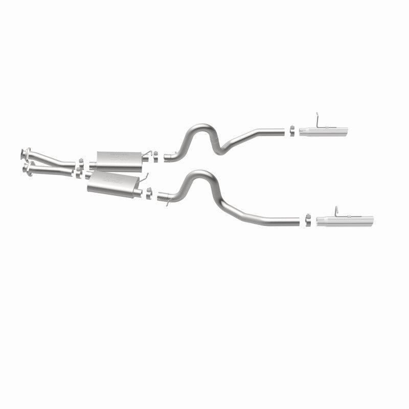 MagnaFlow Street Series Cat-Back Exhaust System Ford Mustang 5.0L 87-93 LX - OneFastShop