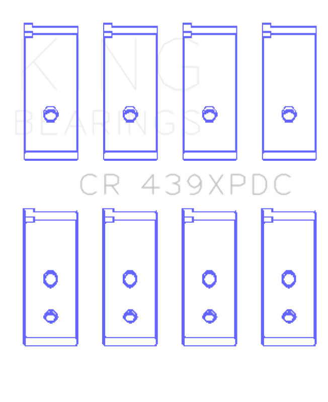 King Engine Bearings Honda B18A1/B18B1 pMaxKote Performance Rod Bearing Set for Acura Integra 1990-2001 and Honda Accord 1984-1989