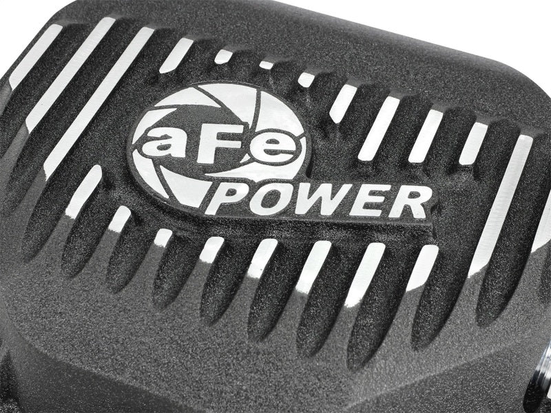 aFe Pro Series Rear Differential Cover - Dodge/Ram Corporate 9.25 12-Bolt 1994-2022 - Black Machined, image 4