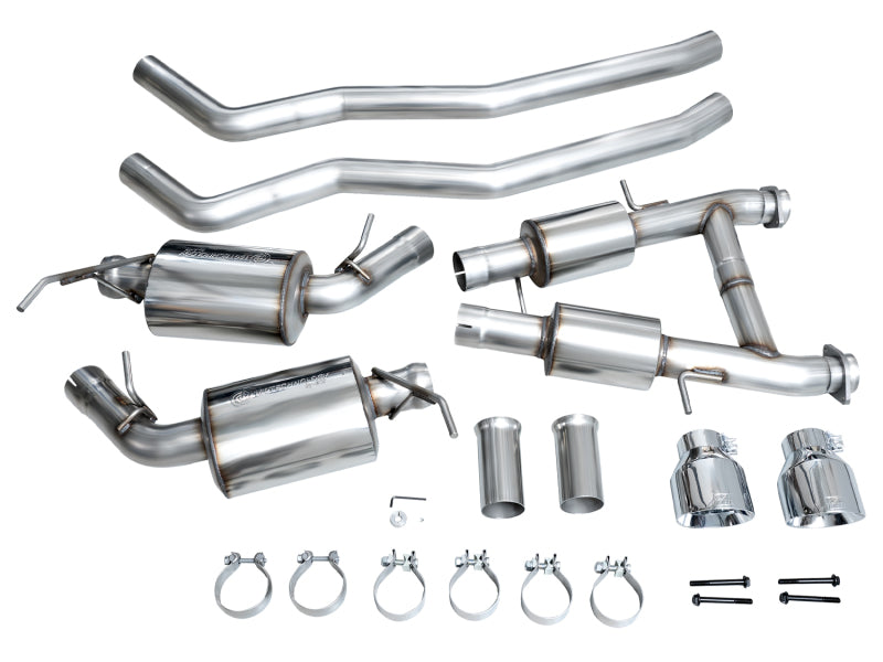 AWE Tuning 5.7L Touring Edition Exhaust for 2011–2024 Dodge Durango with Chrome Silver Tips - OneFastShop