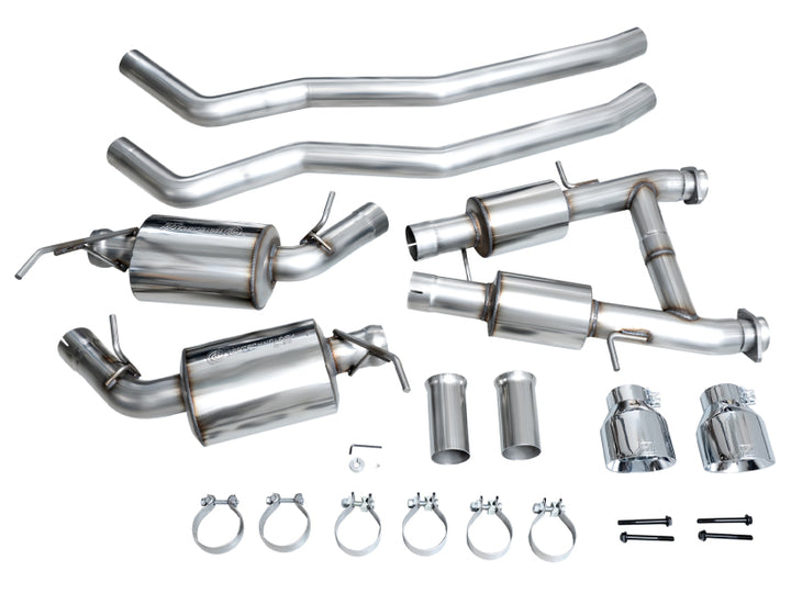 AWE Tuning 5.7L Touring Edition Exhaust for 2011–2024 Dodge Durango with Chrome Silver Tips - OneFastShop
