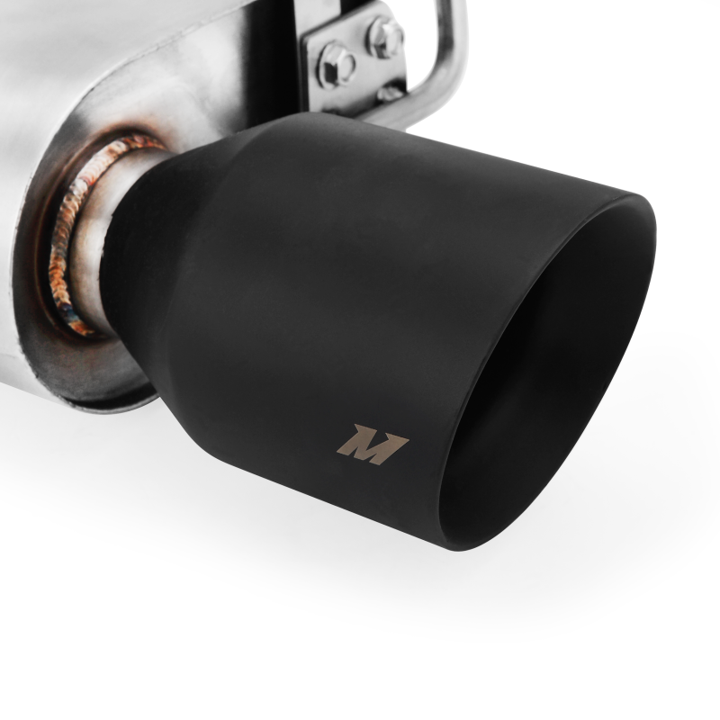 Magnaflow Axleback Exhaust Blacktips 2015 Plus Mustang GT - OneFastShop