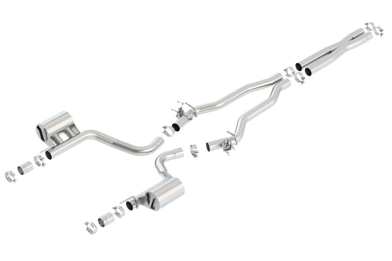 Borla ATAK Catback Exhaust with Valves for 2015 Dodge Charger Hellcat 6.2L V8 - OneFastShop