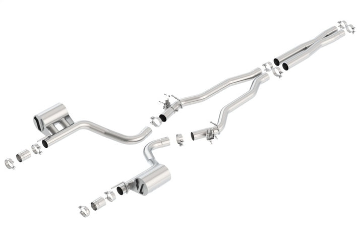 Borla ATAK Catback Exhaust with Valves for 2015 Dodge Charger Hellcat 6.2L V8 - OneFastShop