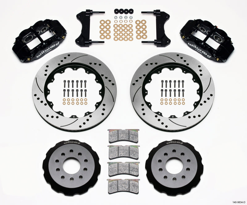 Wilwood Narrow Superlite 6R Front Hat Kit 14.00in Drilled for 98-02 Camaro/Firebird - OneFastShop