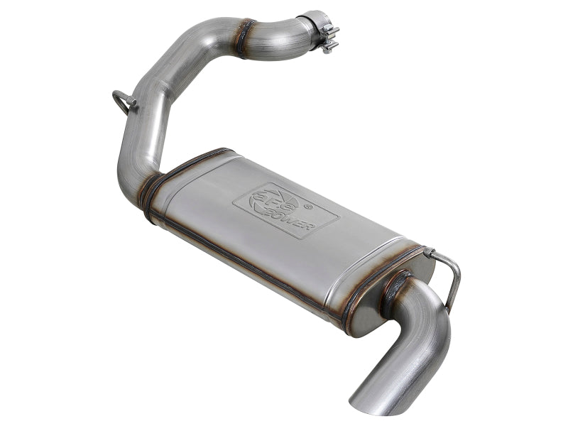 AFe MACH Force-Xp Hi-Tuck 3in 409 SS Axle-Back Exhaust for Jeep Wrangler JL 18-20 2.0/3.6 - OneFastShop