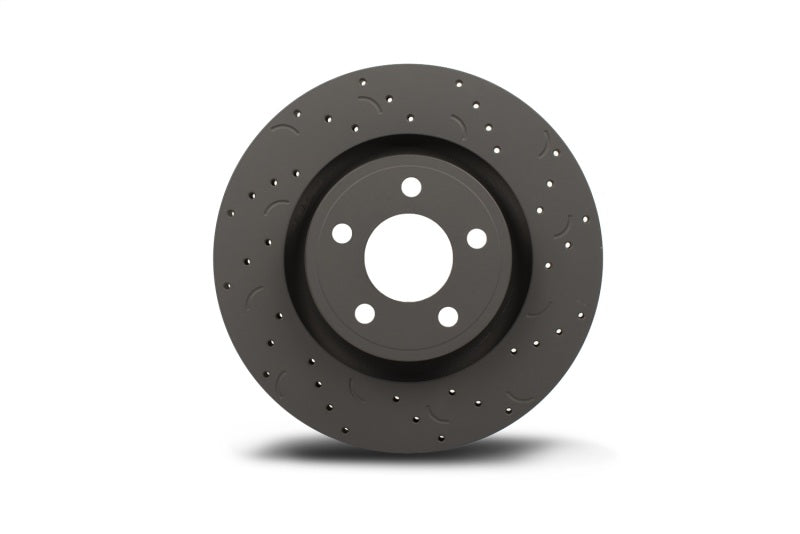 Hawk Talon Drilled & Slotted Front Rotor + Ceramic Pad Kit - Acura RSX Type-S / Honda Civic Si 2002-2011